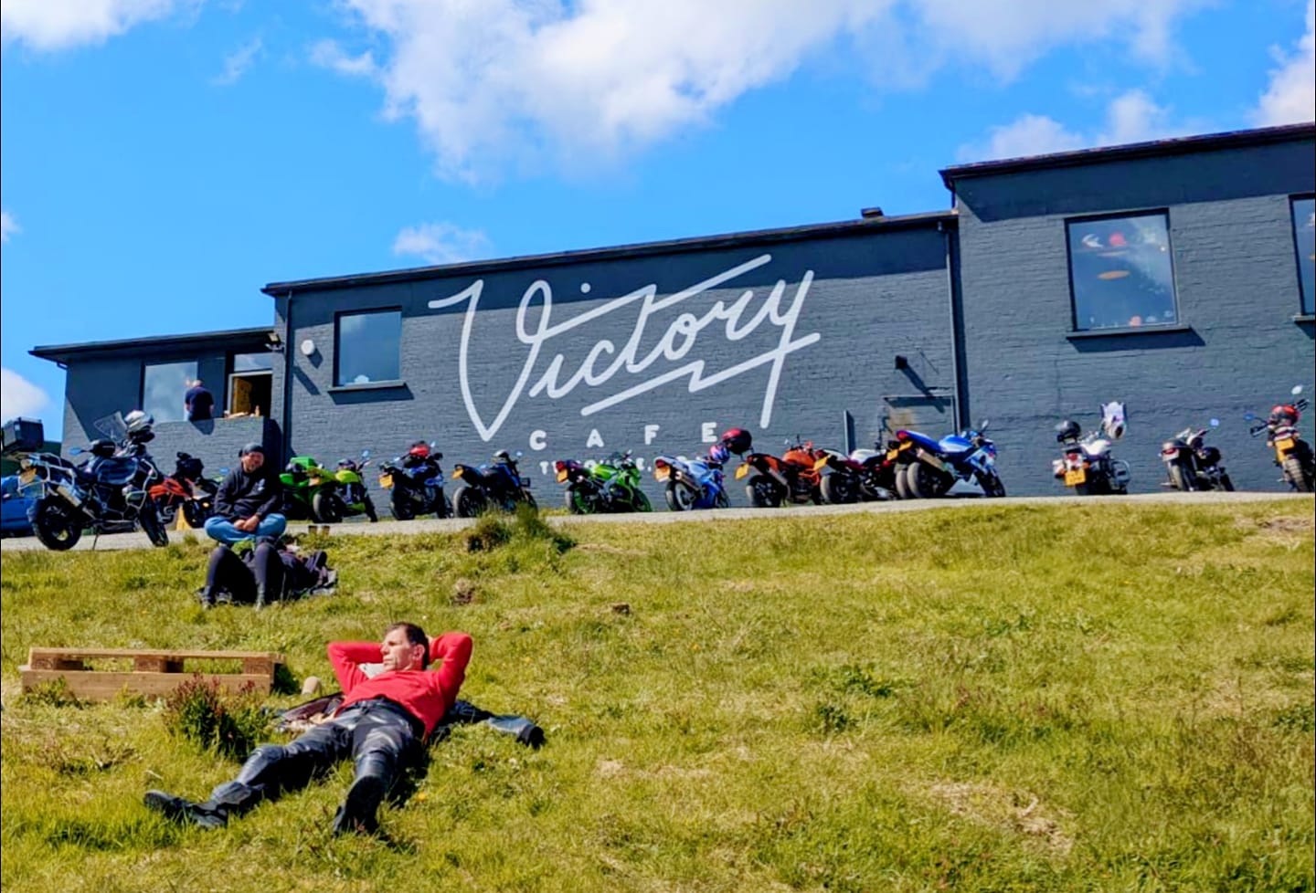 The Victory Cafe has proved popular with visitors and island residents
