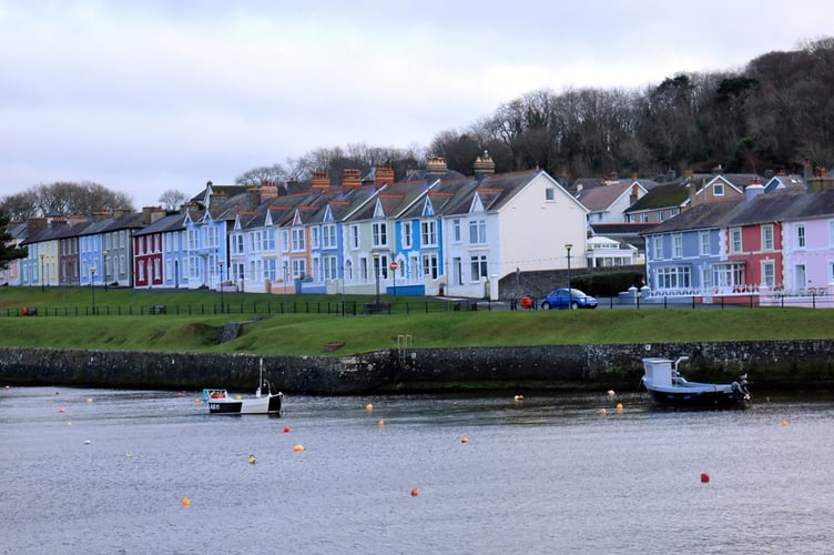 Ali Howells photographed the colourful homes lining Aberaeron’s harbour