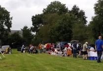 Lapford Playing Field car boot sale raises £105