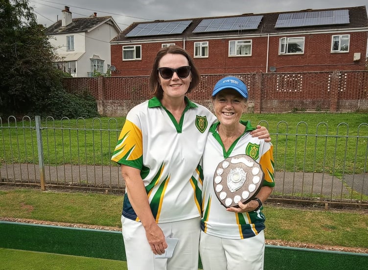 Two Woods winners Helen Ellis and Jackie Hemmings Anthony.