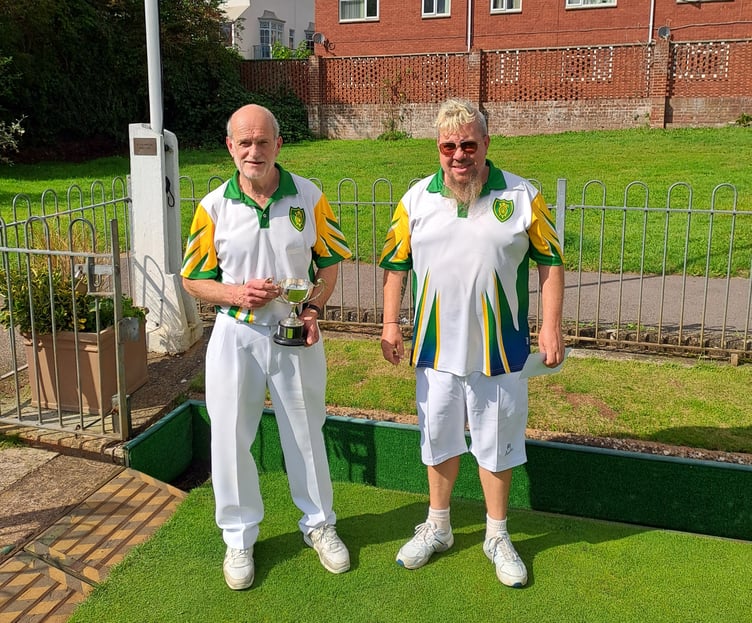 Three Woods winners, Terry Chamberlain and Pete Sheppard.