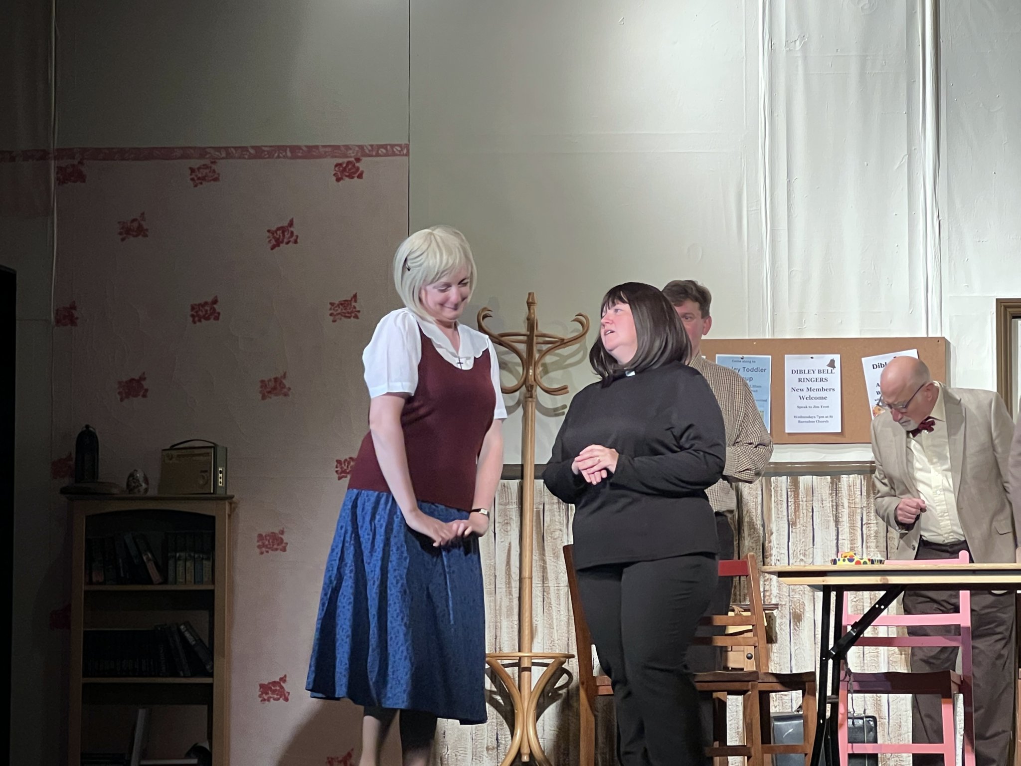 Amy Clarke who plays Geraldine Grainger and Hannah Cook who plays Alice Tinker