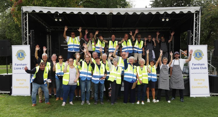 Farnham's Sausage and Cider Festival 2023 in Gostrey Meadow