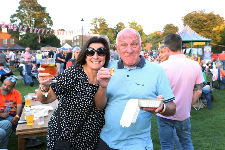 Farnham's Sausage and Cider Festival 2023 in Gostrey Meadow