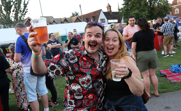 Farnham's Sausage and Cider Festival 2023 in Gostrey Meadow