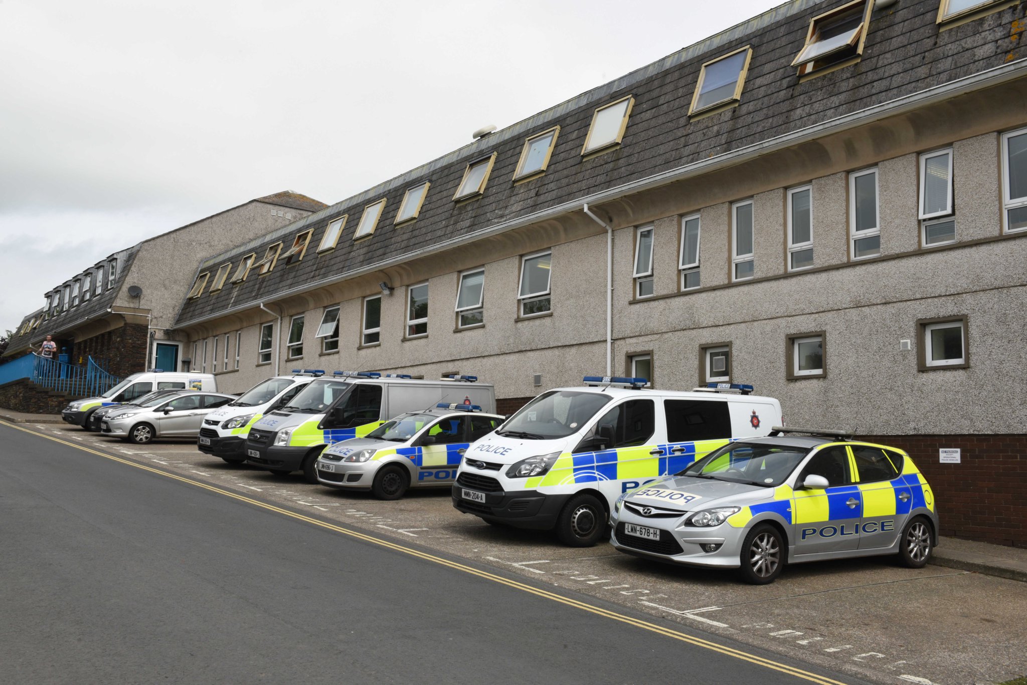 Isle of Man Police Headquarters off Glencrutchery Road in Douglas