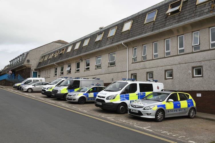 Isle of Man Police Headquarters off Glencrutchery Road in Douglas