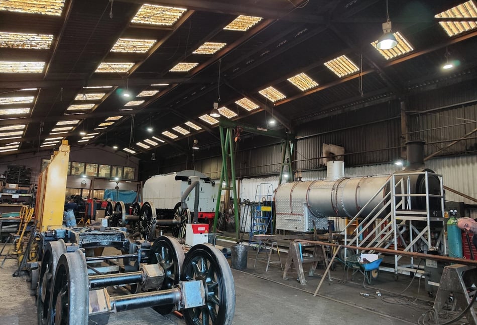 <p>Enjoy local ales served in Ropley Station Engineering Shed and on board the Watercress Line</p>