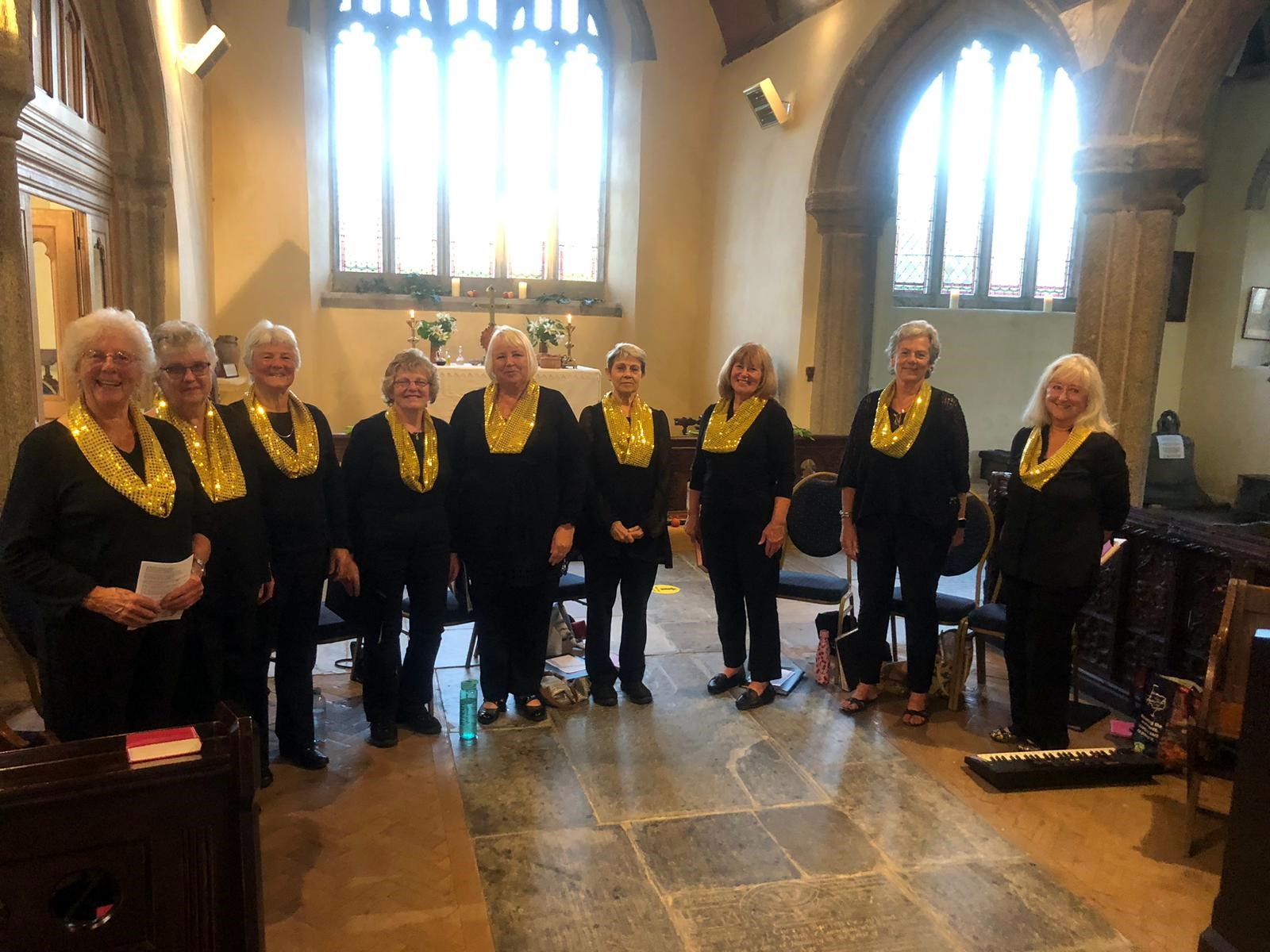 SINGERS in the church as part of the Trelawny Benefice community event