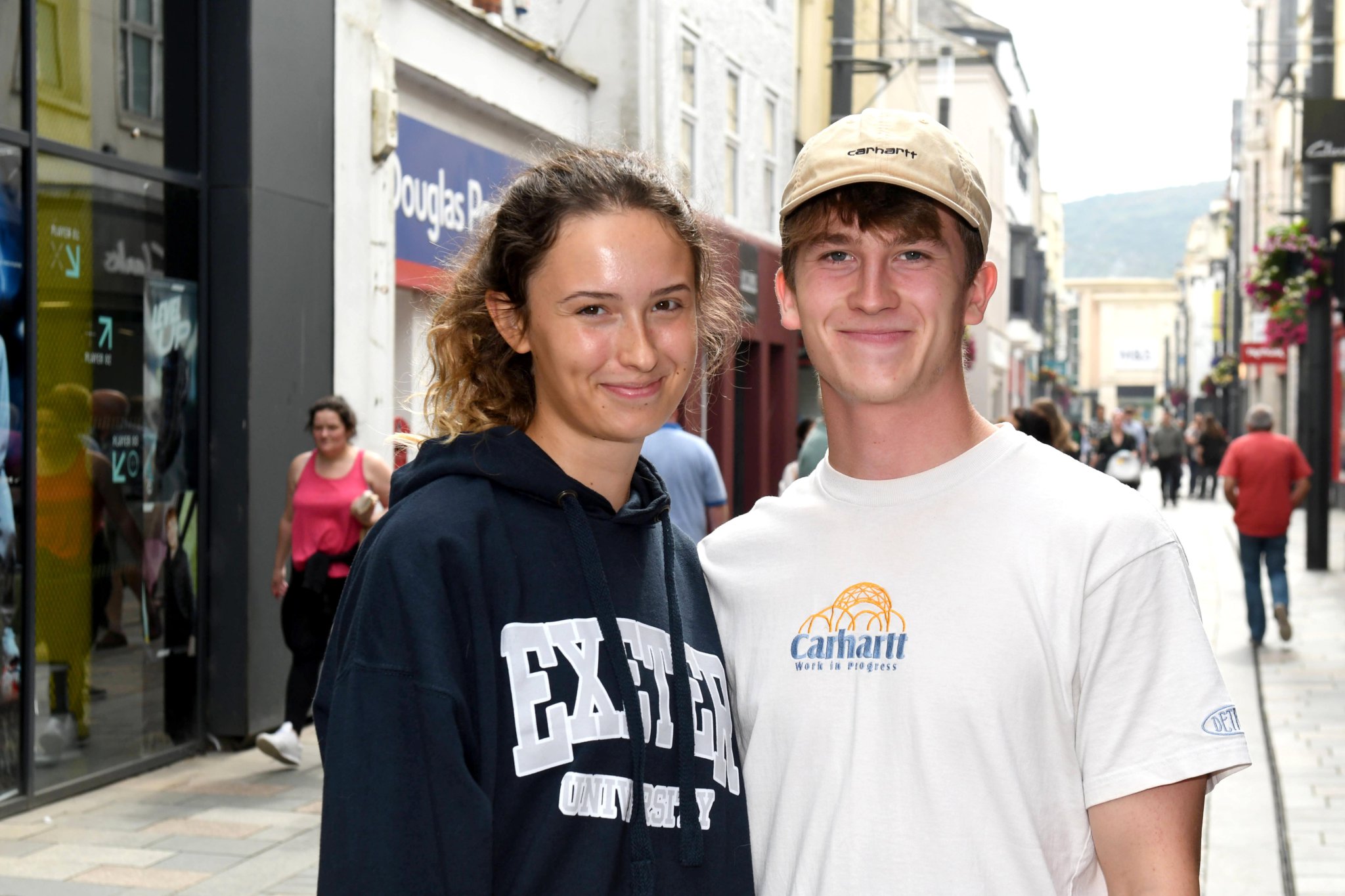 Imogen Davis and Charlie Bennett