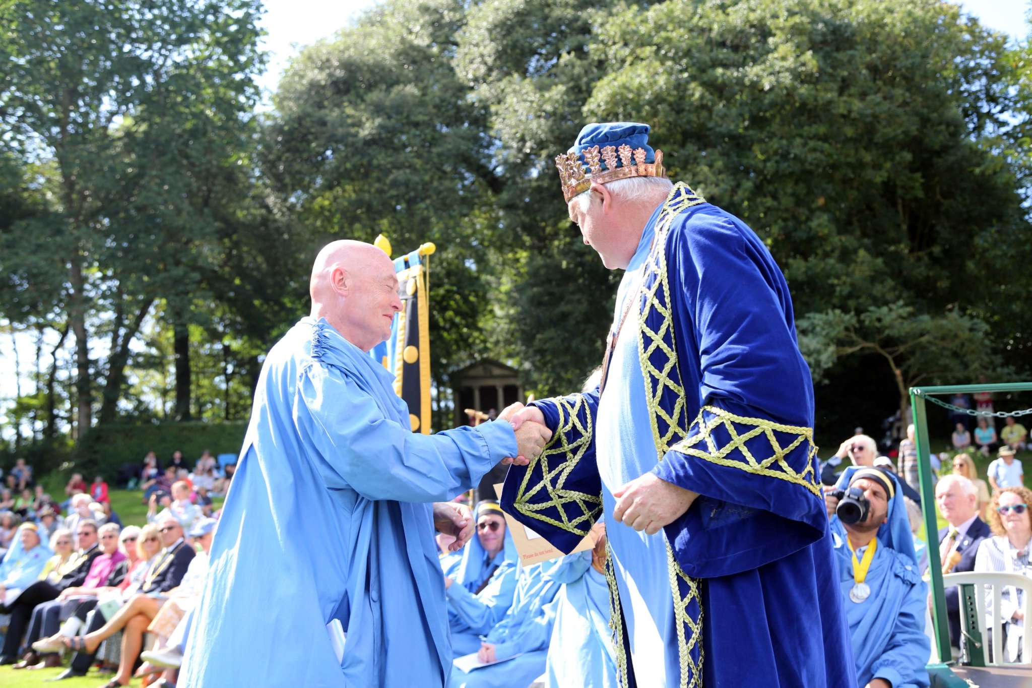 Alan during the ceremony