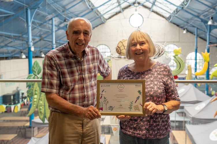 Judith Vicary and Clive Bransom from Friends of Bailey Park.