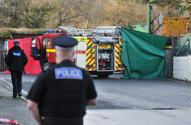 Mark Wheatley, who died following an incident at the Dartmoor National Park Conservation Works depot in Bovey Tracey. He is pictured with his partner Keeley Martin. Pictures supplied by HSE (7-9-23)