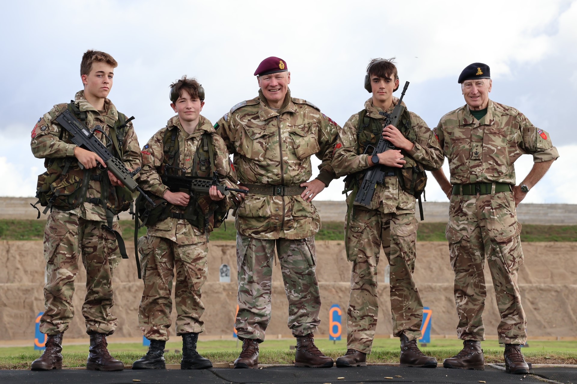 Sir John Lorimer visits Manx cadets on their annual trip to York