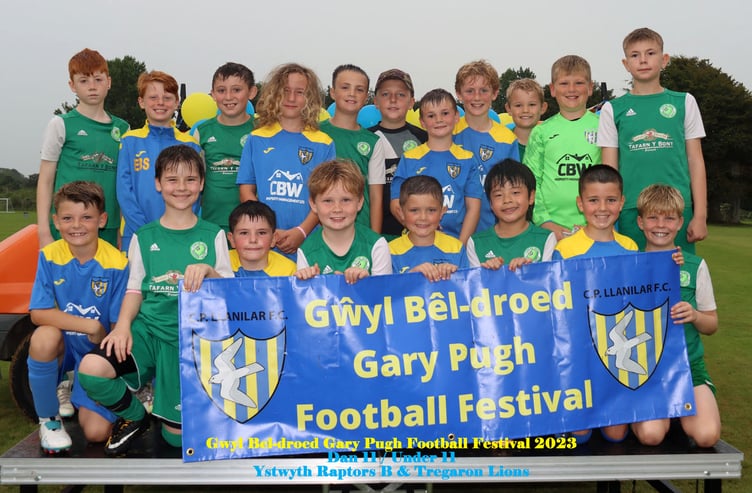 U11s Tregaron Lions & Ystwyth Raptors B took part in the non competitive section