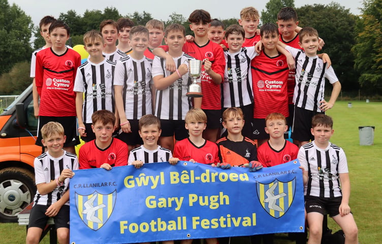 U13s winners Llambed & Penrhyn Panthers