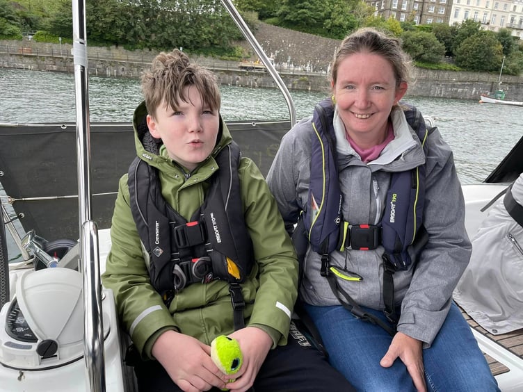 Sailing for the Disabled (Charlie Pye, with mum Alison)