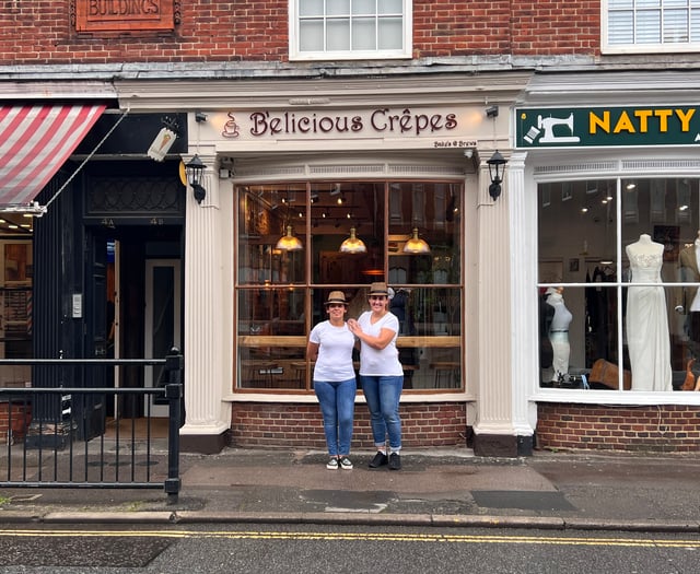 B'elicious: Greek duo Nina and Koula open 'dream' crêperie in Farnham