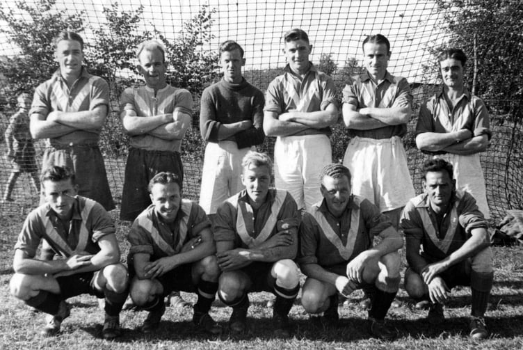 A Buriton football team in the early 1950s