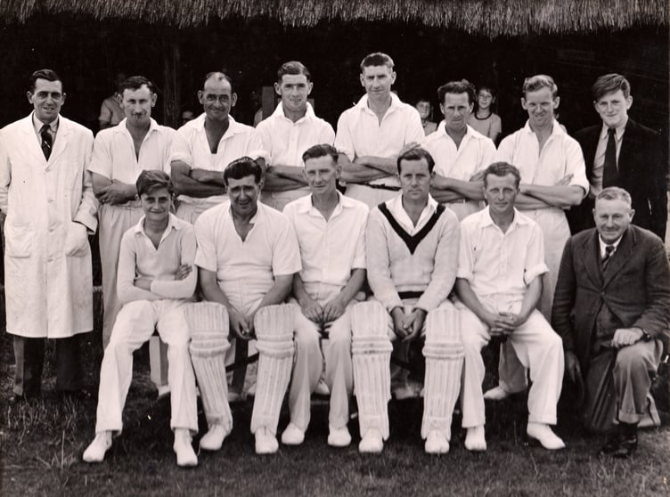 Buriton's cricket team to face Petersfield 1st XI on July 8, 1950