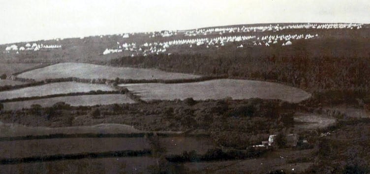The Camp on Yennadon Down above Hernspitt Farm