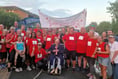 Exeter hospital cardiology team show huge hearts with cross-county trek

