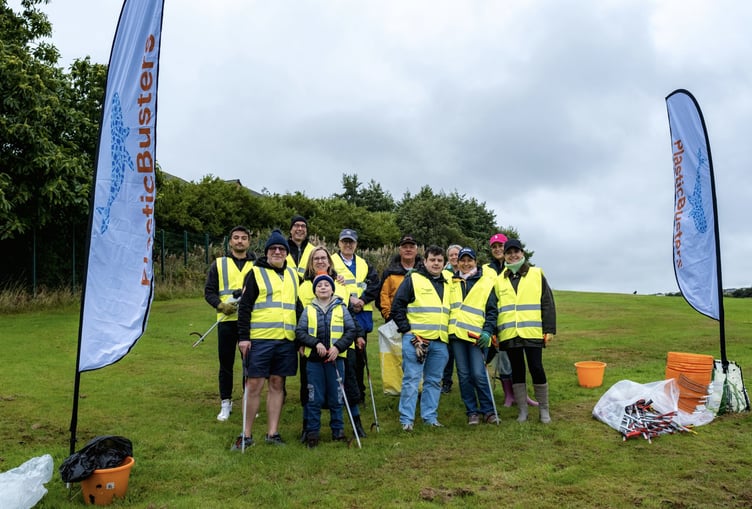 Charity PlasticBusters organised a clean up in Douglas as part of World Cleanup Day on Saturday