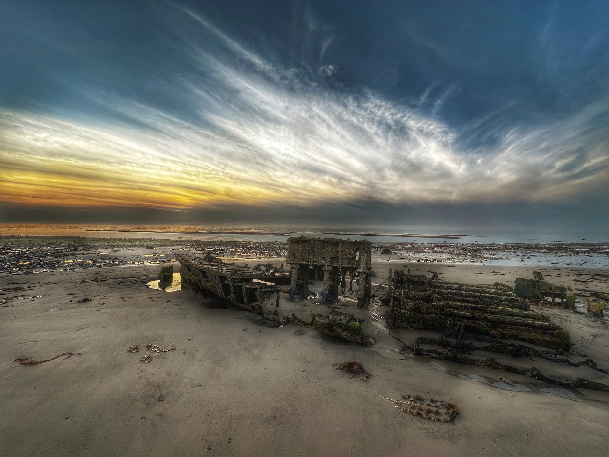 Pasages Shipwreck by Nigel Owen