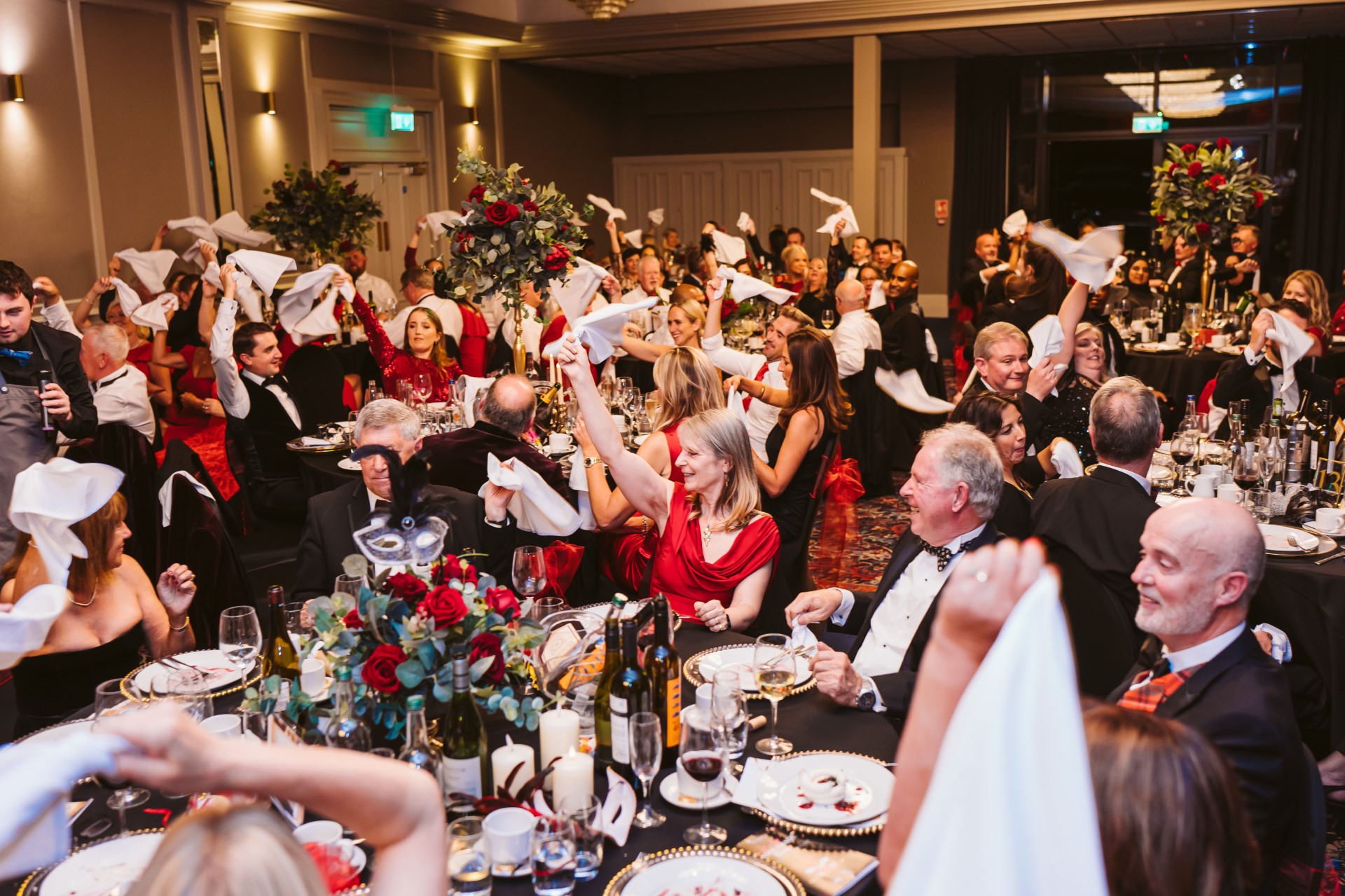 Hospice Isle of Man’s ruby masquerade ball at the Comis Hotel