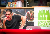Farnham's Food and Drink Festival was hot stuff in more ways than one!