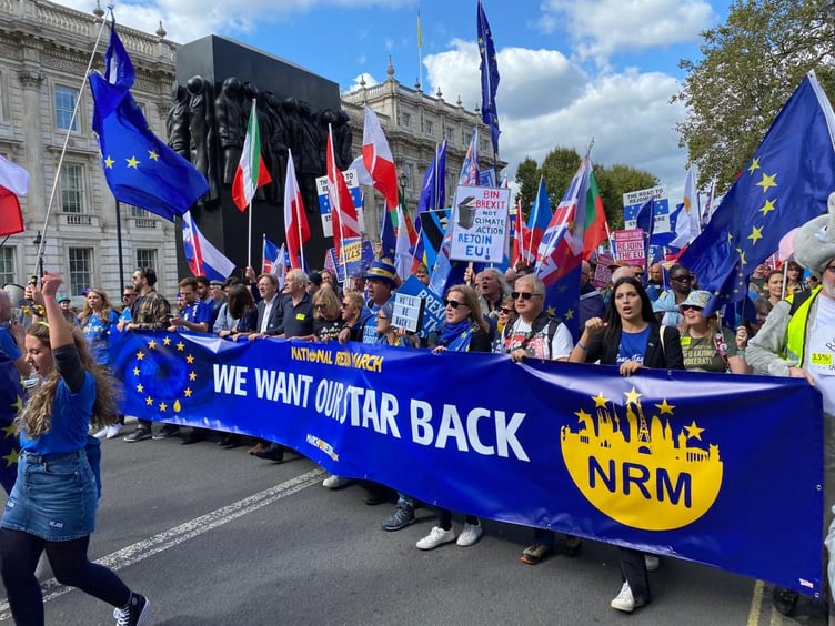 Tens of thousands marched in central London last week for the National Rejoin March