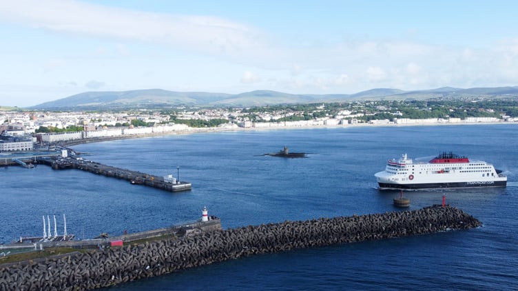 Arrival of the Isle of Man Steam Packet Company Manxman. Photo by Callum Staley (CJS Photography)