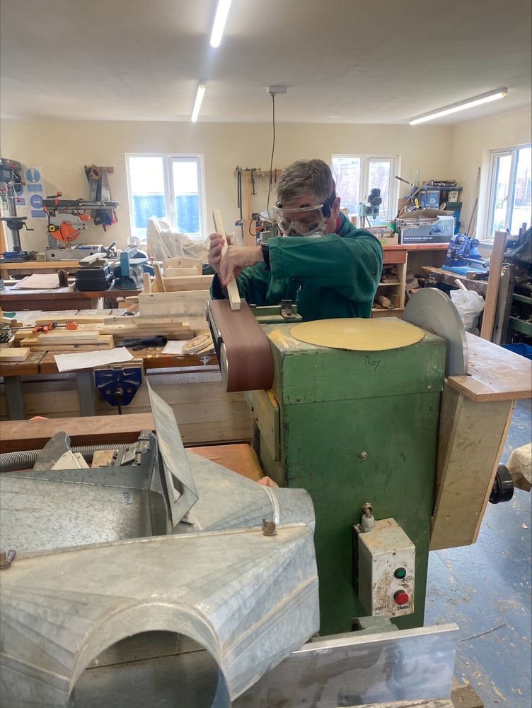 There is plenty of equipment and tools for the Men in Sheds to use