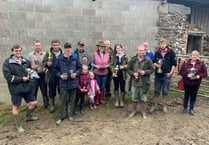 Wet day for the 77th Cheriton Fitzpaine Ploughing Association match
