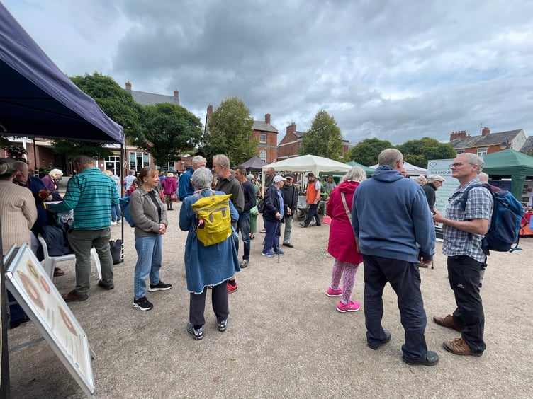 At the Sustainable Crediton Green Fair.