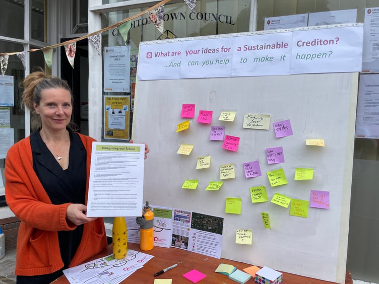 At the Sustainable Crediton Green Fair.