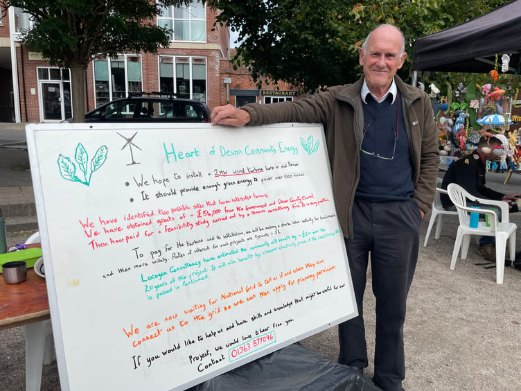 At the Sustainable Crediton Green Fair.