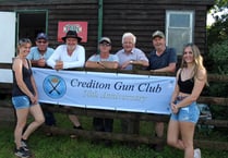 Last shoot of season marked 50th year for Crediton Gun Club

