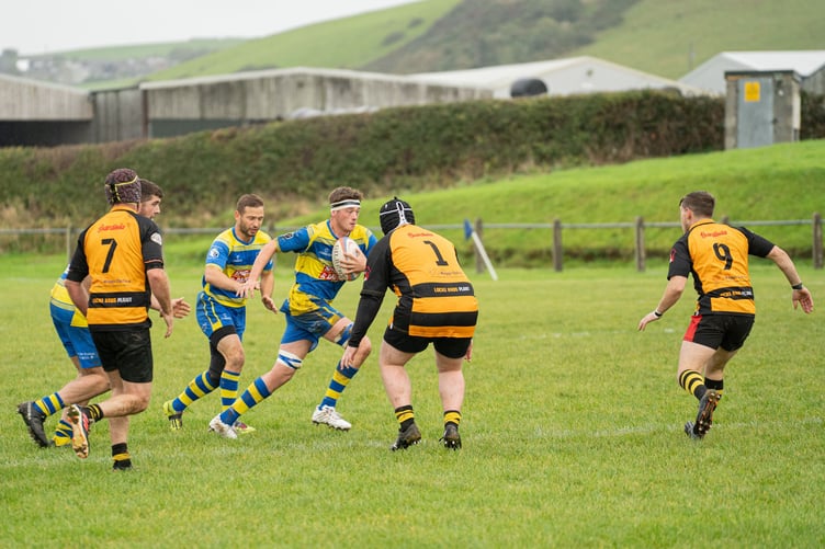 Man of the match Llyr Davies