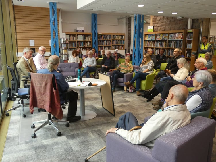 A rivers talk captivated members of the community