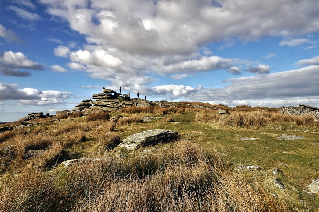 Walkers on top of the Cheesewring, Bodmin Moor by Georgie Ball is in the finals for the ‘People in Nature’ category