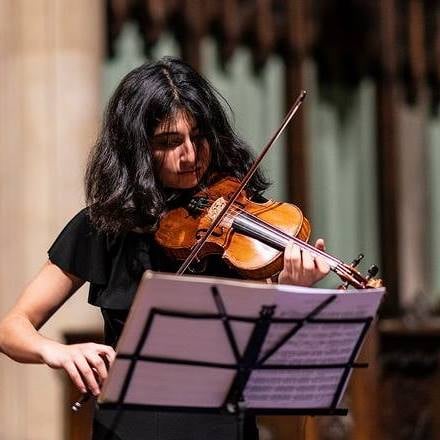 <p>Ezo Sarici, a student at the Royal Academy of Music, was a finalist at the Haslemere International String Competition earlier this year</p>