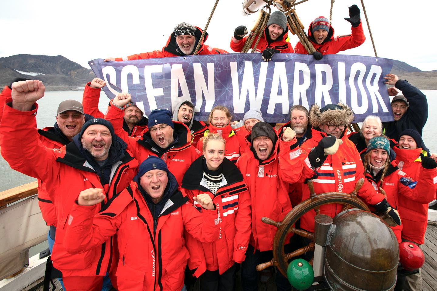 Ocean Warrior crew and scientists