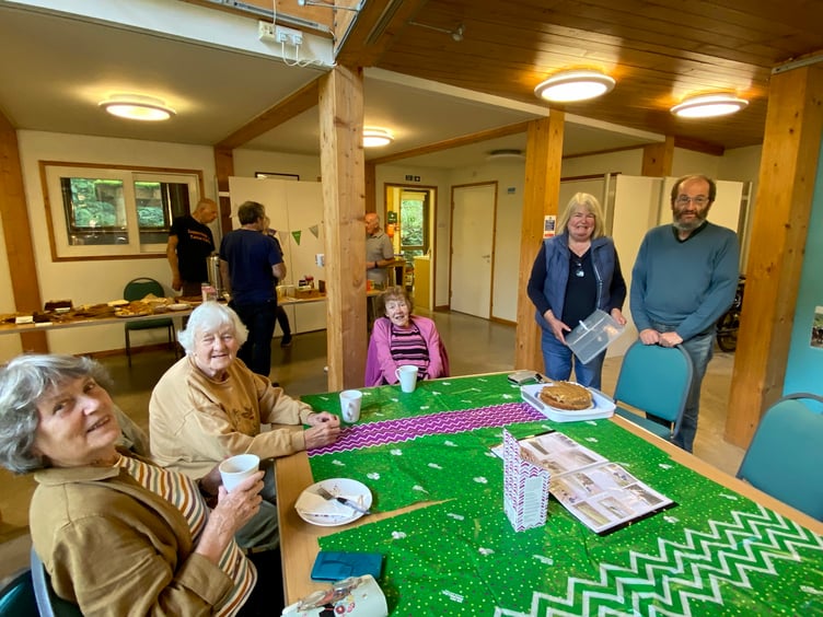 Attendees at the Tamar Valley Centre Macmillan Coffee Morning.