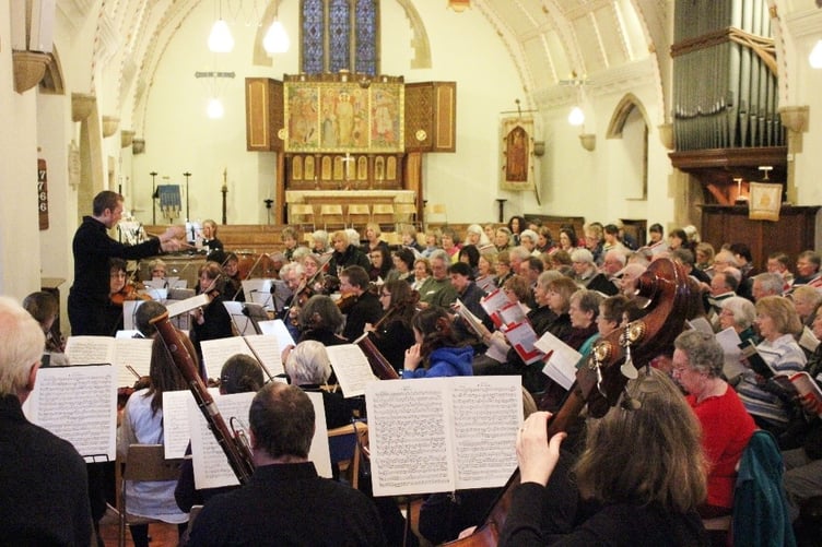 Haslemere Musical Society's hugely successful Come and Sing session in St Christopher’s Church