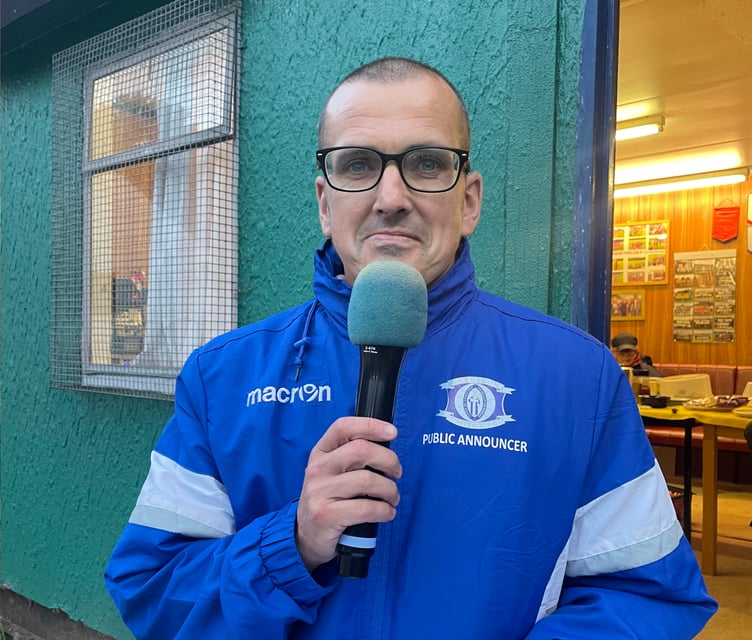 Ian Cann, announcer. AQ 8038