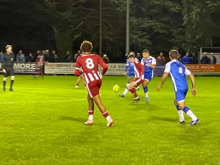 During the Crediton United v ECFC U21’s game. AQ 8093