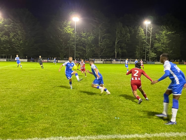 During the Crediton United v ECFC U21’s game. AQ 8100