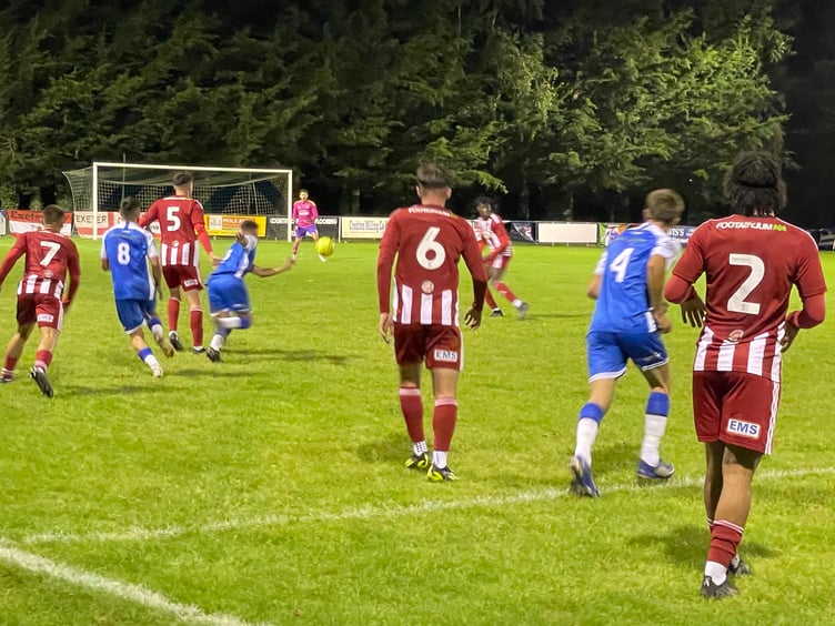 During the Crediton United v ECFC U21’s game. AQ 8110