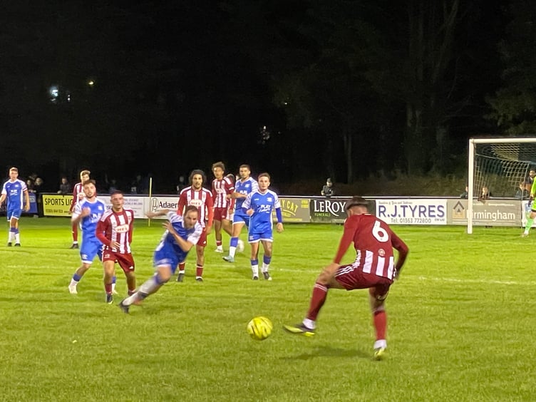 During the Crediton United v ECFC U21’s game. AQ 8131